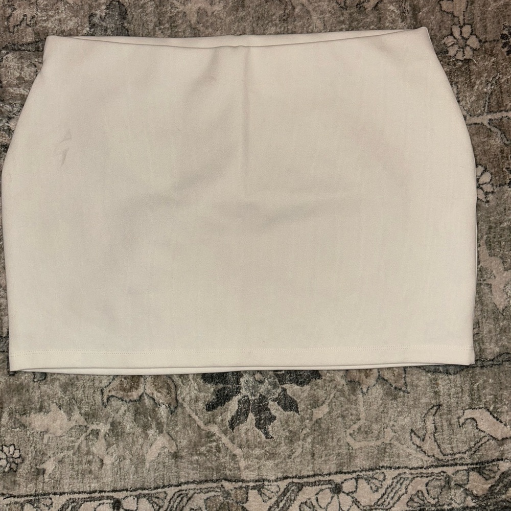 Zara Cream Mini Skirt